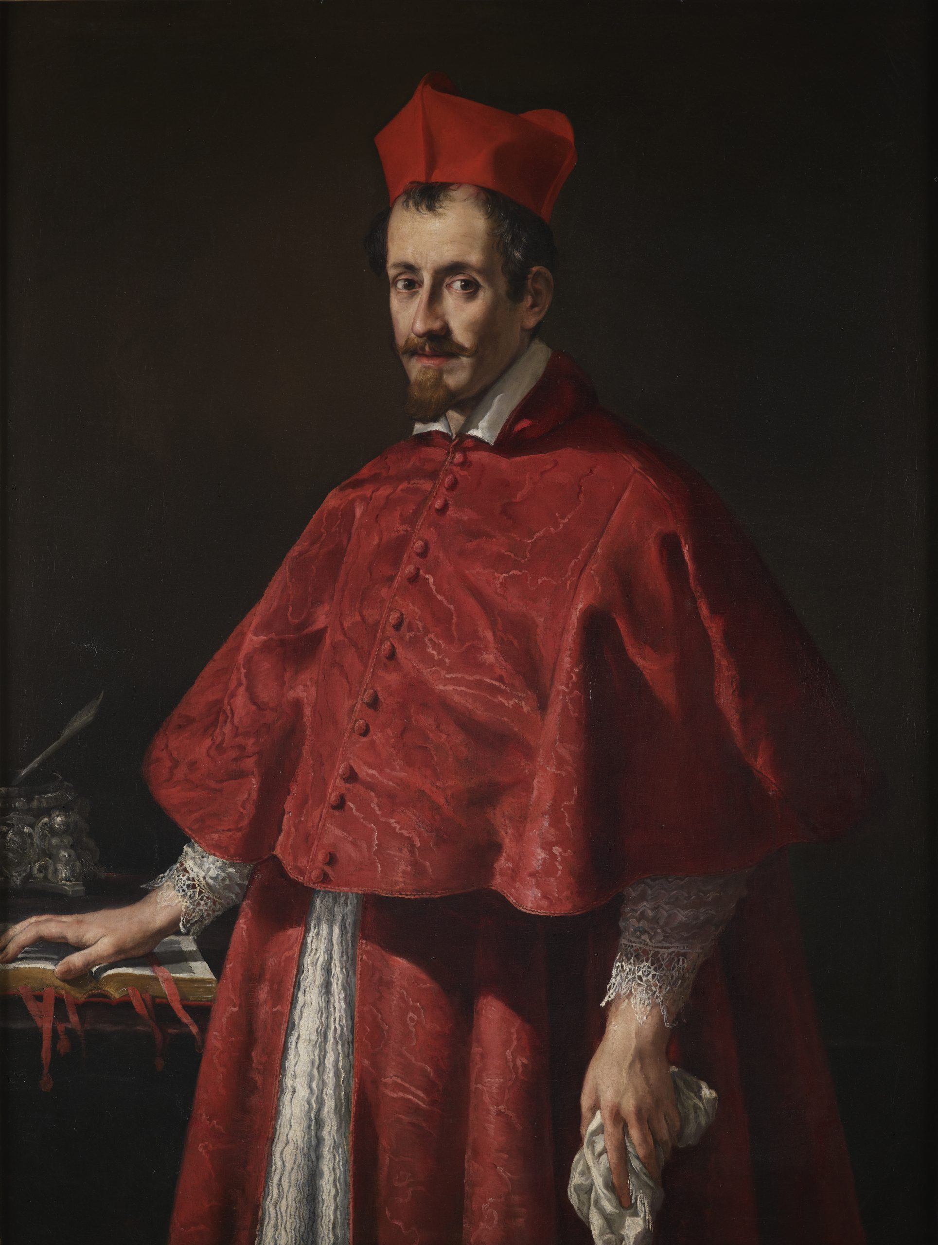 Costume da cardinale ecclesiastico per uomo